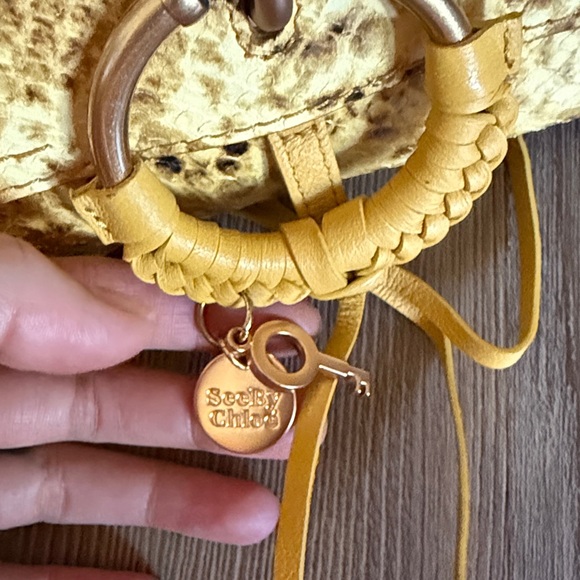 Like new SEE BY CHLOÉ Joan Mini Snake Print Bag - Picture 5 of 8